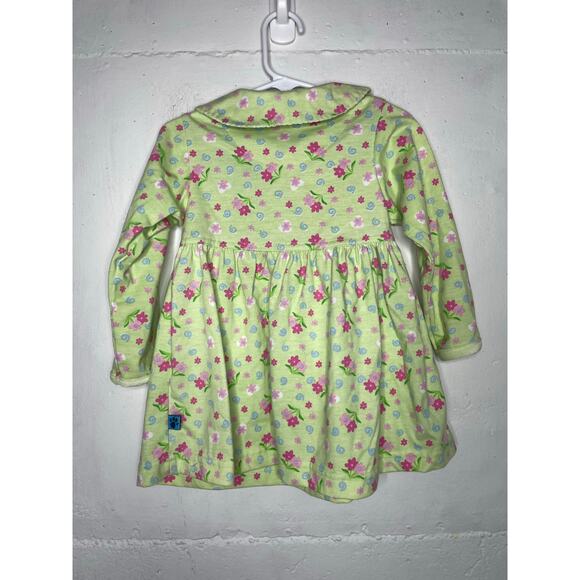Vintage Blues Clues Girls Dress Tunic Green Floral Size 3T - Picture 9 of 10